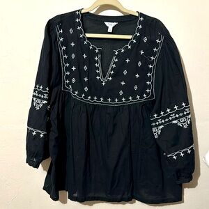 Boho embroidered tunic. 22